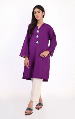 Purple Dyed Kurti Purple Dyed Kurti